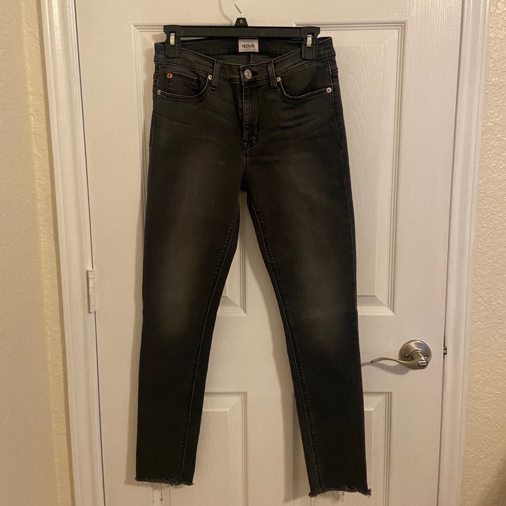 Hudson Jeans Sz 27 Natalie Super Skinny Grey jeans